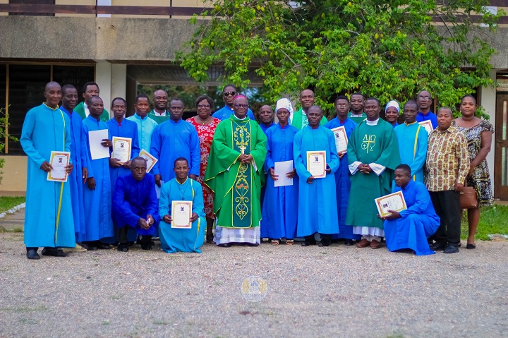 Bishop Attakruh Commissions Catechists - Ghana Catholic Standard