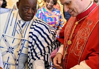 Ambassador Assorow with Pope Leo XIV