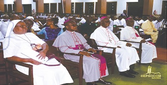 The Bishops, Priests and Religious at the event.
