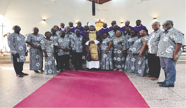 Bishop Louis with some members of KSJI