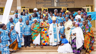 Bishop Atuahene with some dignitaries