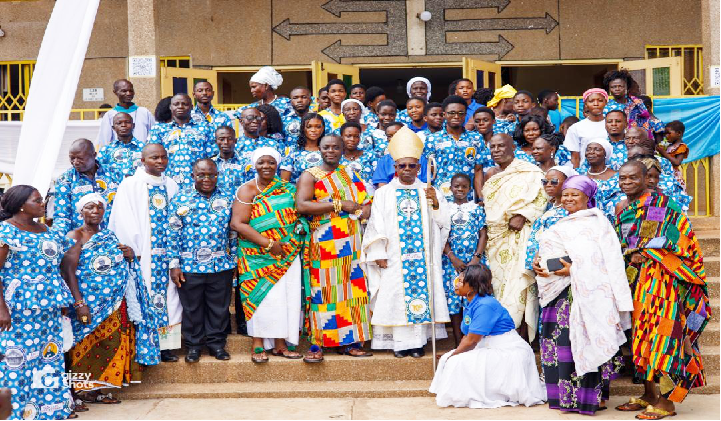 Bishop Atuahene with some dignitaries